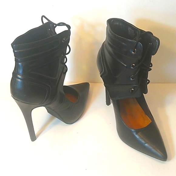 Isabella Rue Lace Up Heels Size 9 - Picture 5 of 10